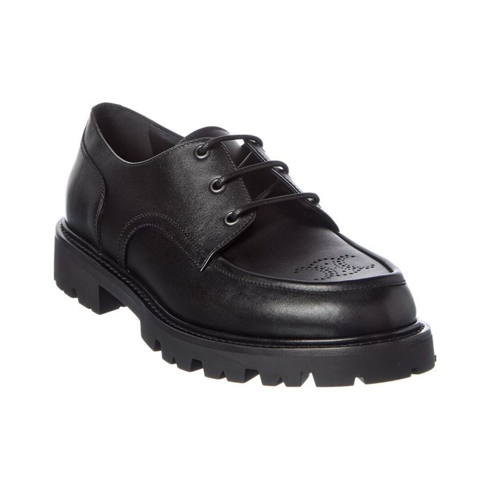 Celine Margaret Leather Loafer, Black